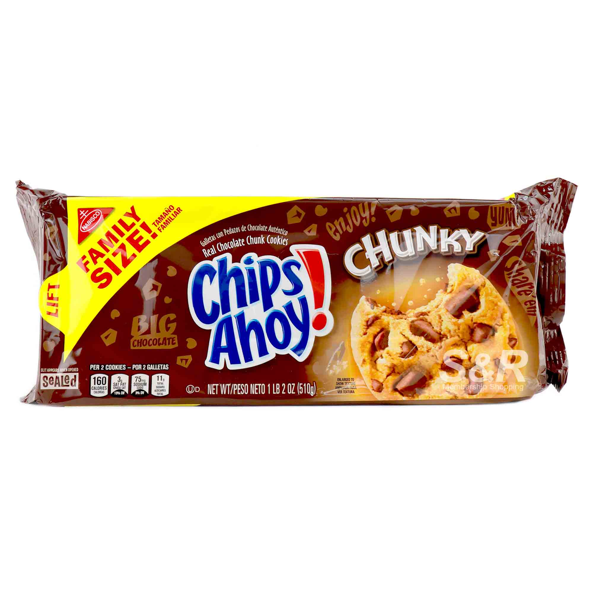 Chips Ahoy! Chunky Family Size Cookies 510g Chips Ahoy! Chunky Family Size Cookies 510g